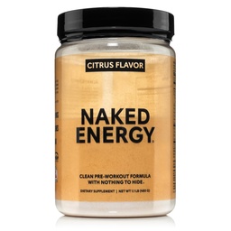 NAKED Citrus Energy - Citrus Flavored Clean Pre Workout Supplement for Men and Women, Vegan Friendly, Nodrew Sweeteners, Colors Or Flavors - 30 Hizmet