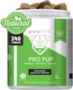 Probiotics for Dogs - Diarrhea Relief, Gut Health Support, Constipation Relief, Digestive Health Support - Vet Recommended Dog Probiotics - 240 Soft Chews That Dogs Love - Pumpkin Flavor