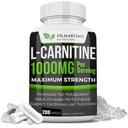 DR. MARTIN'S NUTRITION Extra Strength L-Carnitine - 200 Capsules - 1000 mg Per Servis - Metabolilarınızı artırmak ve Performansınızı artırmak