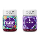 OLLY Muscle Recovery Sleep Gummies with Melatonin, Tart Cherry, Vitamin D, 40 Count Sleep Gummy with Melatonin, L-Theanine, Chamomile, 50 Count