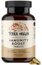 TERRA ORIGIN Immunity Support Supplement | Vitamin C, D3, Zinc, Selenium, Turmeric, Echinacea, Ginger & Andrographis with BioPerine | Daily Immune Booster & Antioxidant Blend | 30 Tablets